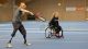Parastanding-Tennis und Rollstuhltennis im Doppel