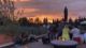 Abendstimmung auf unserer Terrasse